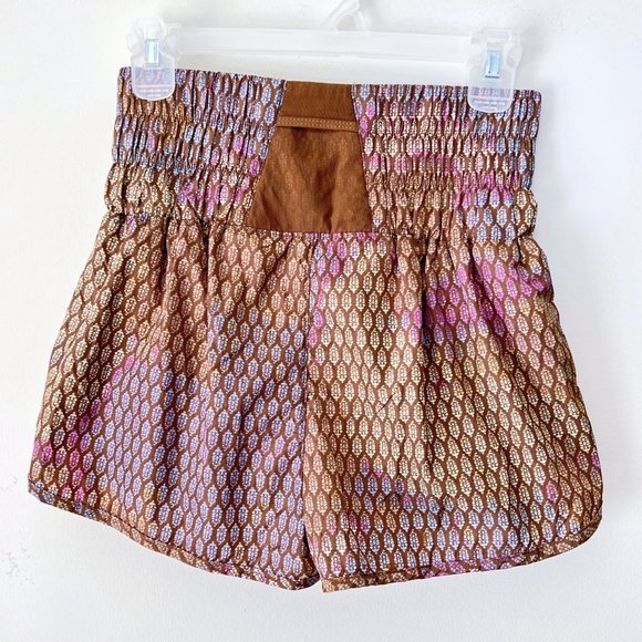 NEW FREE People Movement The Way Home High Rise Pull On Shorts Elastic Waist - Picture 9 of 16